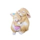 thumbnail image 5 of 2 figuritas de animales de jardín de resina para decoración de micropaisajismo, accesorios de mesa Rosa Sharpla estatua de conejito, 5 of 8