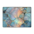 thumbnail image 7 of Area Rugs For Living Room Decor - Pastel Abstract Fluid Art Soft Anti Slip Throw Washable Rugs 5x7 For Bedroom, Indoor Carpet For Bedroom Living Room 80x58In, 7 of 7
