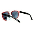 thumbnail image 4 of SA106 Vintage Style Exposed Lens Plastic Aviator Sunglasses Red, 4 of 4