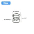 thumbnail image 2 of Unique Bargains Compression Spring, 5Pcs 304 Stainless Steel, 17mm OD, 1.8mm Wire, 15mm Length, 2 of 6