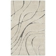 thumbnail image 6 of SAFAVIEH Florida Tamzen Abstract Shag Area Rug, Cream/Grey, 11' x 11' Round, 6 of 9