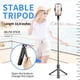 thumbnail image 5 of Estabilizador de cardán para teléfono inteligente, con palo selfie retráctil y trípode, control remoto multifunción de 1 eje, rotación automática de 360°, equilibrio automático para iPhone/Android, 5 of 5