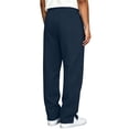 thumbnail image 3 of sageysalite Sweatpants for Men Straight Leg Side Slit Drawstring Elastic Waist Fall Winter Workout Warm Workout Pants with Pockets, 3 of 6
