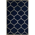 thumbnail image 1 of Safavieh Cambridge 6' X 9' Hand Tufted Wool Rug in Navy Blue and Ivory, 1 of 4