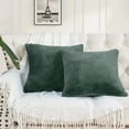 thumbnail image 6 of Home Soft Things Faux Fur Throw Pillow Cover 2 pcs Set - Gunmetal - 20'' x 20'', 6 of 7