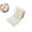 White, variant on Winter Plush Siamese Chair Cushion with Straps, Thickened Non-Slip Backrest Pad for Chairs Stools Sofas, 15.7x53.15in