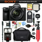 Sony a7III Full Frame Mirrorless Interchangeable Lens Camera with 28-70mm Lens + 64GB Memory & Flash a7III Accessory Bundle | Official Sony Partner