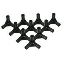 24 Pcs Right Angle Tee Joint Gazebo Greenhouse Fittings Plastic Canopy Tent Fitting Canopy Tent Parts
