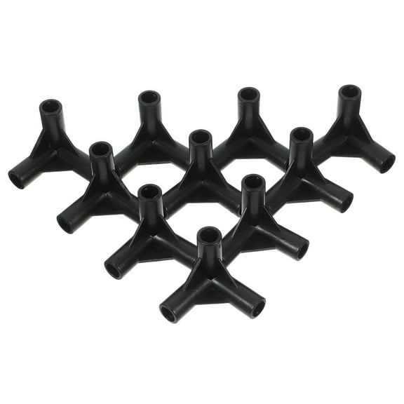 24 Pcs Right Angle Tee Joint Gazebo Greenhouse Fittings Plastic Canopy Tent Fitting Canopy Tent Parts