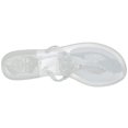 thumbnail image 3 of Tory Burch Mini Miller Flat Thong Black Sandal (8, Clear), 3 of 4
