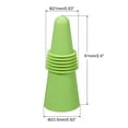 thumbnail image 2 of Uxcell Silicone Wine Bottle Stoppers Sealer Caps Cover for Drink Green 4Pack, 2 of 5