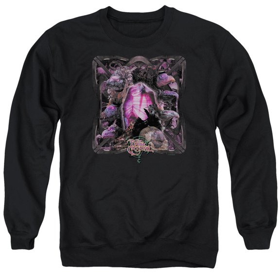 Dark Crystal/Lust For Power Adult Crewneck Sweatshirt Black