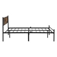 thumbnail image 4 of King Bed Frame with Headboard and Footboard, UHOMEPRO king metal bed frame with storage, All-Metal Support System, No Box Spring Needed, Easy Assembly, Noise Free, Rustic Brown, 4 of 8