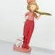 thumbnail image 4 of Figura de niña, bandeja de almacenamiento con lazo, decoración moderna para el hogar, bandeja de almacenamiento de grado profesional, 4 of 5