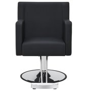 BarberPub 360° Swivel Salon Chair, Hair Stylist Hydraulic Styling Barber Chair for SPA Home Salon, Barbershop, Black