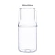 thumbnail image 4 of Kearding Jarra de agua transparente elegante de vidrio de borosilicato duradero con tapa y abertura de boca ancha Cocina y Comedor Una olla + Una taza 360ml, 4 of 6