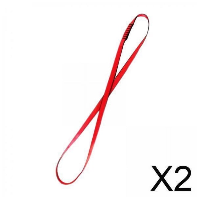 Escalada Runner,Ea de escalada Runner corta 18 mm de alta resistencia,23KN Escalada en roca loop Cinturón plano,Ea de escalada Cuerda Correa de cincha resistente,Equipo