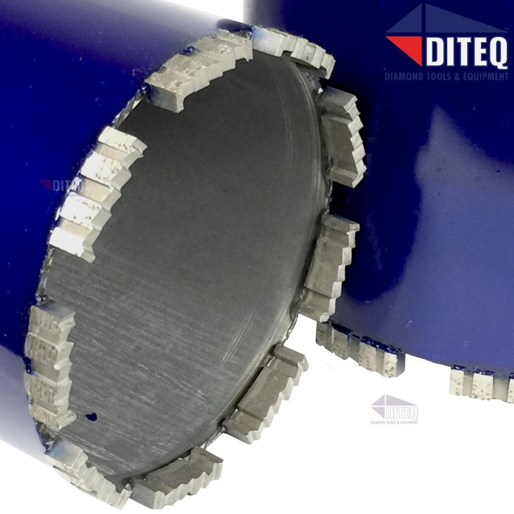 4.5" Diamond Core Drill Bit Wet Premium Reinforced Bore Stone Concrete Blue Rock 