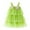 A-Green, variant on Hihipz Toddler Girls Dresses Sleeveless 3D Floral Tulle Tutu Holiday Party Carnival Tiered Cake Princess Gown