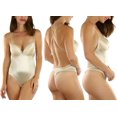 thumbnail image 2 of ToBeInStyle Women's Backless Thong Bodysuit Shaper - Beige - 32B, 2 of 7