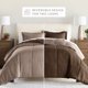 thumbnail image 5 of Juego de Edredón Reversible para Todas las Estaciones, Transpirable, Fresco en Taupe y Marrón Chocolate, Ropa de Cama Tamaño King/King de Comfort Canopy, 5 of 18