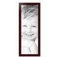 thumbnail image 2 of ArtToFrames 10" x 28" Mahogany Picture Frame, 10x28 inch Brown MDF Poster Frame (WOM-3978), 3 Pack, 2 of 8