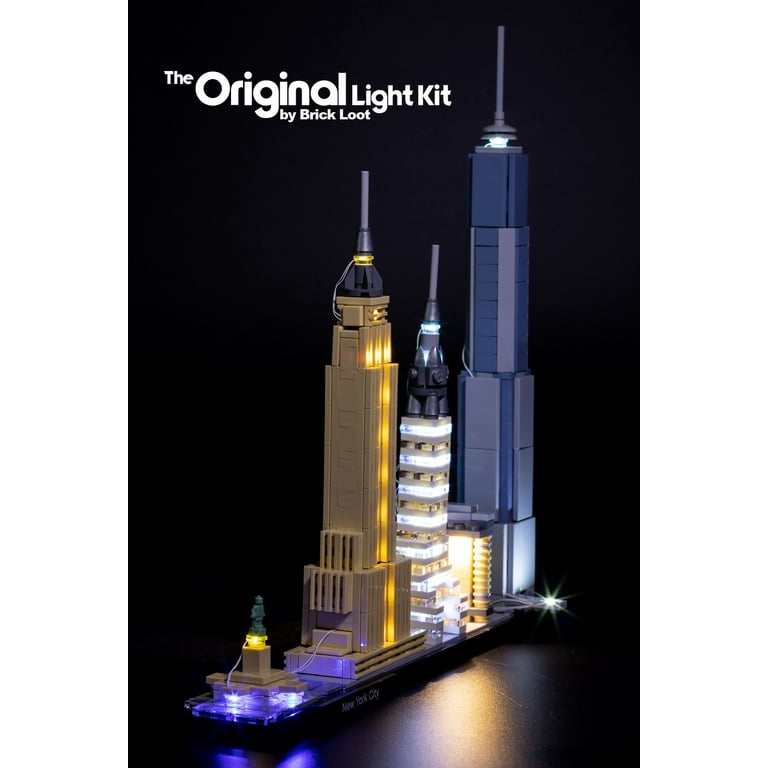 LED Lighting Kit for LEGO Architecture Skyline Collection New York 210 –  Brick Loot