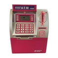 thumbnail image 5 of ATM Piggy Bank for Real Money, Digital Electronic Saving Safe Machine Box with Debit Card, Bill Feeder, Coin Recognition, Balance Calculator, Password Lock Case, Gift for Kids Boys Girls, Pink, 5 of 5