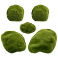 thumbnail image 3 of 5 piezas de decoración artificial de piedra musgosa para exteriores, jardín, paisajismo, piedras falsas, musgo, rocas decorativas, 3 of 7
