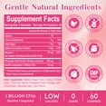 thumbnail image 7 of Vitrcestrs Feminine Balance Probiotic Gummies, Support Immune Healthy,60 Count, Sugar Free, 7 of 7