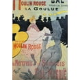 thumbnail image 2 of Toulouse-Lautrec, Henri 11x14 White Modern Wood Framed Museum Art Print Titled - Moulin Rouge, La Goulue, 2 of 4