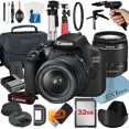 thumbnail image 1 of Canon EOS 2000D / Rebel T7 DSLR Camera Bundle with 18-55mm Zoom Lens + 32GB Card + Case + Tripod + ZeeTech Accessory, 1 of 8