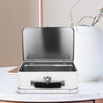 thumbnail image 1 of WEUVEB 2Ud Caja Organizadora De Escritorio En Hojalata Con Cerradura Para Accesorios Personales, 1 of 7