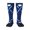 1 Black, variant on Knee High Socks for Women Thin Blue Line Satin Ribbon Long Tube Sock Uniform Socks