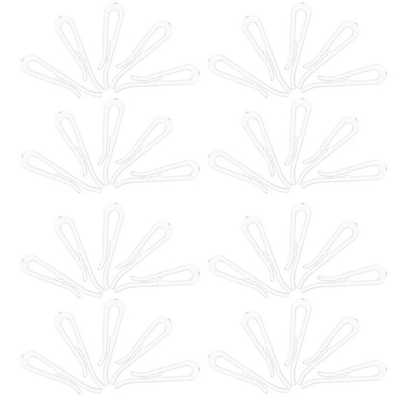 SEWCHICS Fabric Fixing Clip Shirt Clips Transparent Plastic 200Pcs