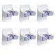 thumbnail image 1 of Fiudx Organizador de Trapeador de Pared, Paquete de 4 Ganchos de Almacenamiento, Diseño Compacto, Soporte Adhesivo Multisuperficie, para Baño, Cocina, Garaje, Fácil Instalación, Tamaño 6,7 X 8,5 X 6, 1 of 1