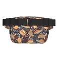 thumbnail image 3 of Balery Turtles and Sea Plants Mochila Cinturón para Mujeres y Hombres, Bolsa de Cintura Impermeable de Doble Capa con Correa, 3 of 9