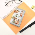 thumbnail image 7 of JIALIOU Nylon Trifold Card Wallet with ID Window Zipper Pocket for Men Women Teen Watercolor Dog Leaf Apple, 7 of 7