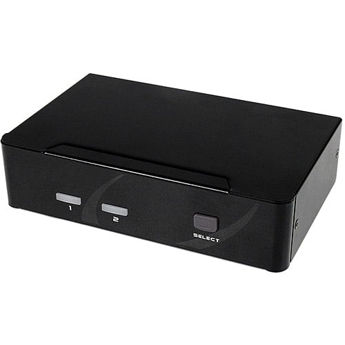 StarTech 2-Port High Resolution USB DVI Dual Link KVM Switch with Audio by StarTech