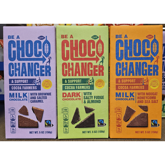 Choceur Be a Choco Charger Milk & Dark Chocolate 5oz 150g (3 Bars)