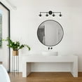 thumbnail image 3 of Design House Gracelyn Modern 4-Light Vanity Globe Light Fixtures, Matte Black, 3 of 20