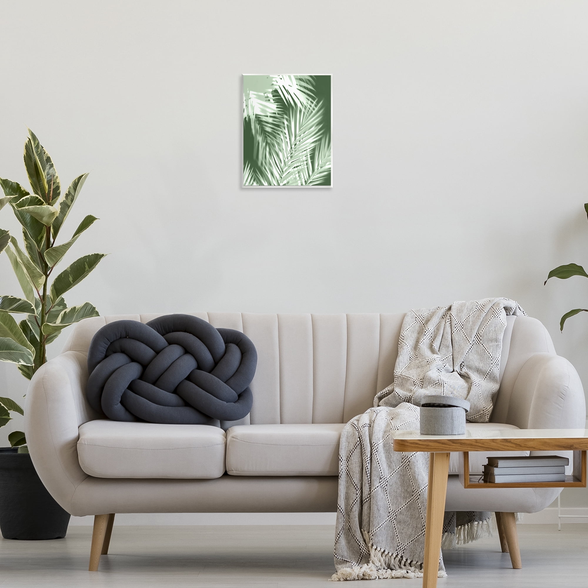 Stupell Industries Abstract Palm Leaves Botanical & Floral Painting Unframed Art Print Wall Art, 11 x 14