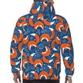 thumbnail image 5 of Hoodies for Men - Abstract Vintage Fox and Plants Long Sleeve Comfrt Men'S Fashion Hoodies & Sweatshirts, Sweatshirts for Men Hoodies Pullover Clothing Clothes with Pouch, 5 of 7