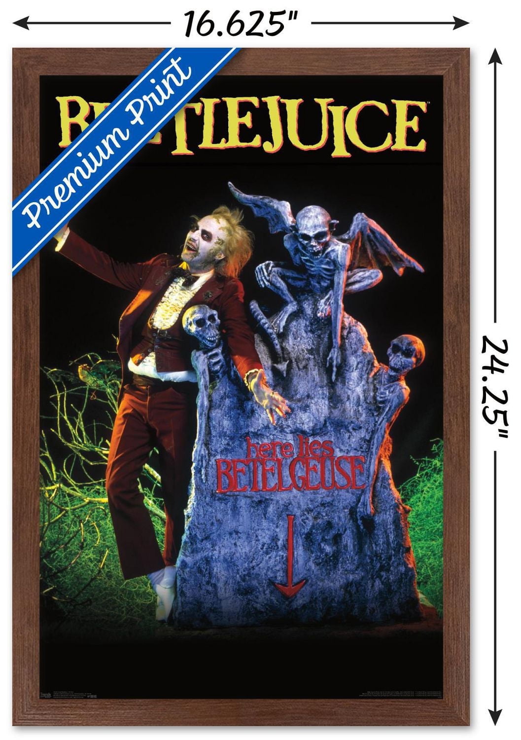 Beetlejuice - Grave Wall Poster