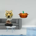 thumbnail image 2 of Escultura Moderna De Calabaza Con Cabeza De Tigre En Vidrio, Figura De Animal, Artesanía Para La Entrada, Sala De Estar, Estantería, Mesa, Pasillo, Tarro De Galletas, Tazón Naranja Para, 2 of 8