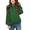 Green, variant on Arshiner Girls Shirts Lace Raglan Long Sleeves Crewneck Casual Soft Kids Blouse Tee Tops