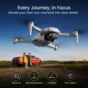 Holy Stone HS360D GPS Drones with Camera for Adults 4K, Under 249g, Upgraded HS360S, Extended Flight with 2 Batteries up to 80Mins , White