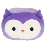 SQUISHMALLOW Holly the Owl Stuffed Animal, Purple