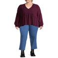 thumbnail image 2 of CHUANK Women‘s Plus 2 Pocket Pull-On Pant, 2 of 8