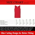 thumbnail image 4 of Gildan Ultra Cotton Tank Top, Red Sleeveless Workout Shirt for Men Single Pack Gym Undershirt, XL, 4 of 5